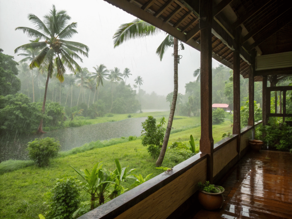 hyperrealistic image of kerala s lush green landsc